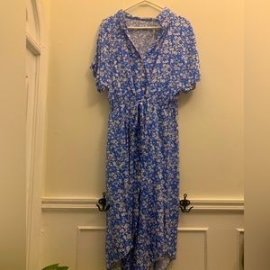 Blue Floral Dress